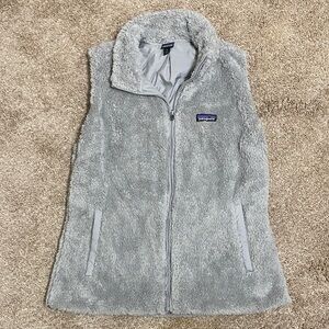 Patagonia Light Gray Sherpa Vest